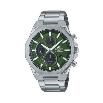 Casio Edifice Slim Line with Sapphire Crystal EFS-S570D-3A Stainless Steel Band Men Watch